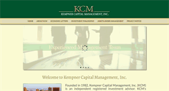 Desktop Screenshot of kempnercapital.com